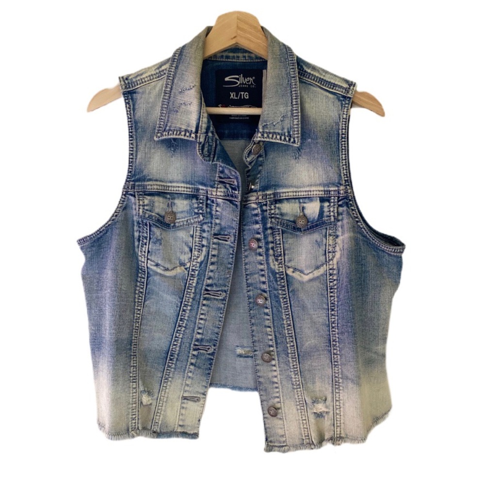 Silver Jeans Denim Vest